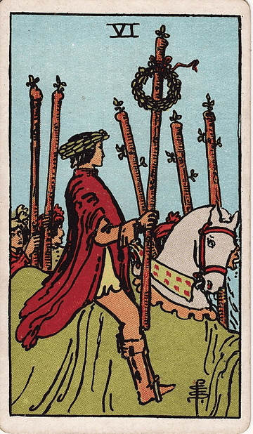 Six of Wands tarot card