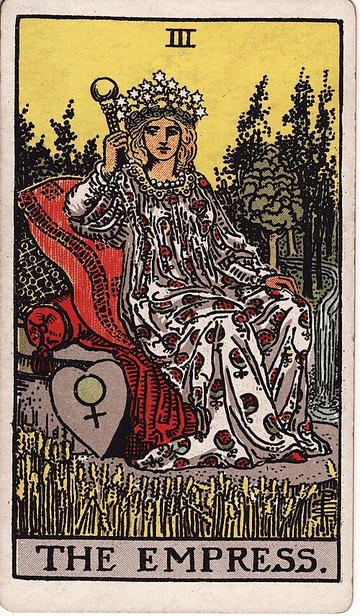 The Empress tarot card