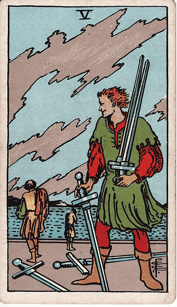 Five of Swords tarot card
