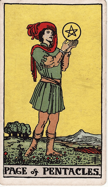 Page of Pentacles tarot card